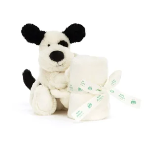 Bashful Rufferty Black & Cream Puppy Soother